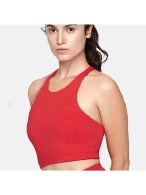 Outdoor Voices Womens Move Free TechSweat Longline Top Sports Bra Tank Large